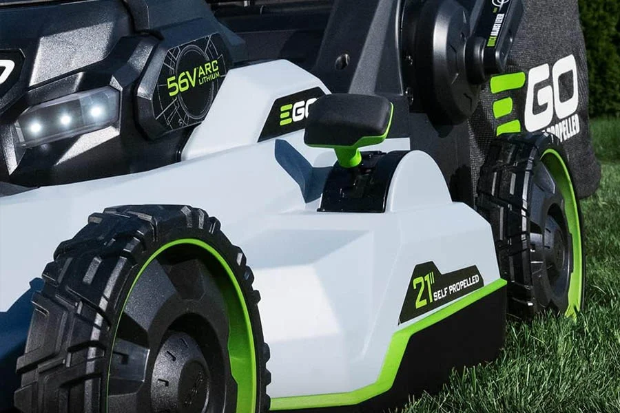 battery powered electric lawn mowers