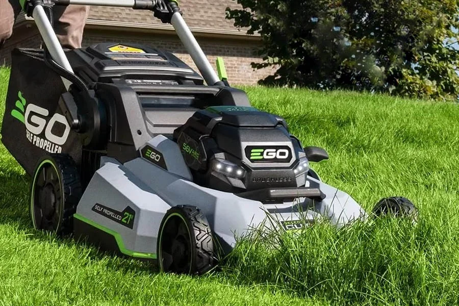 top rated battery lawn mower